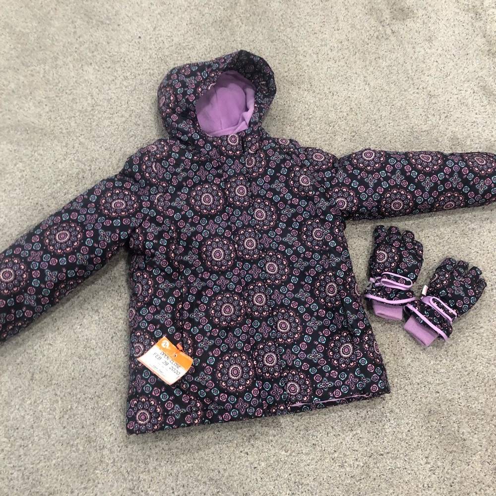 Winter jacket - 2 layers, and matching gloves